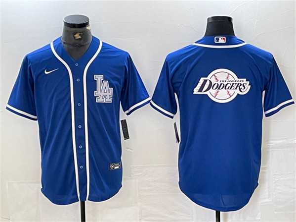 Mens Los Angeles Dodgers Team Big Logo Blue Cool Base Stitched Baseball Jersey,We sell and wholesale Mens Los Angeles Dodgers Team Big Logo Blue Cool Base Stitched Baseball Jersey on line form chian!